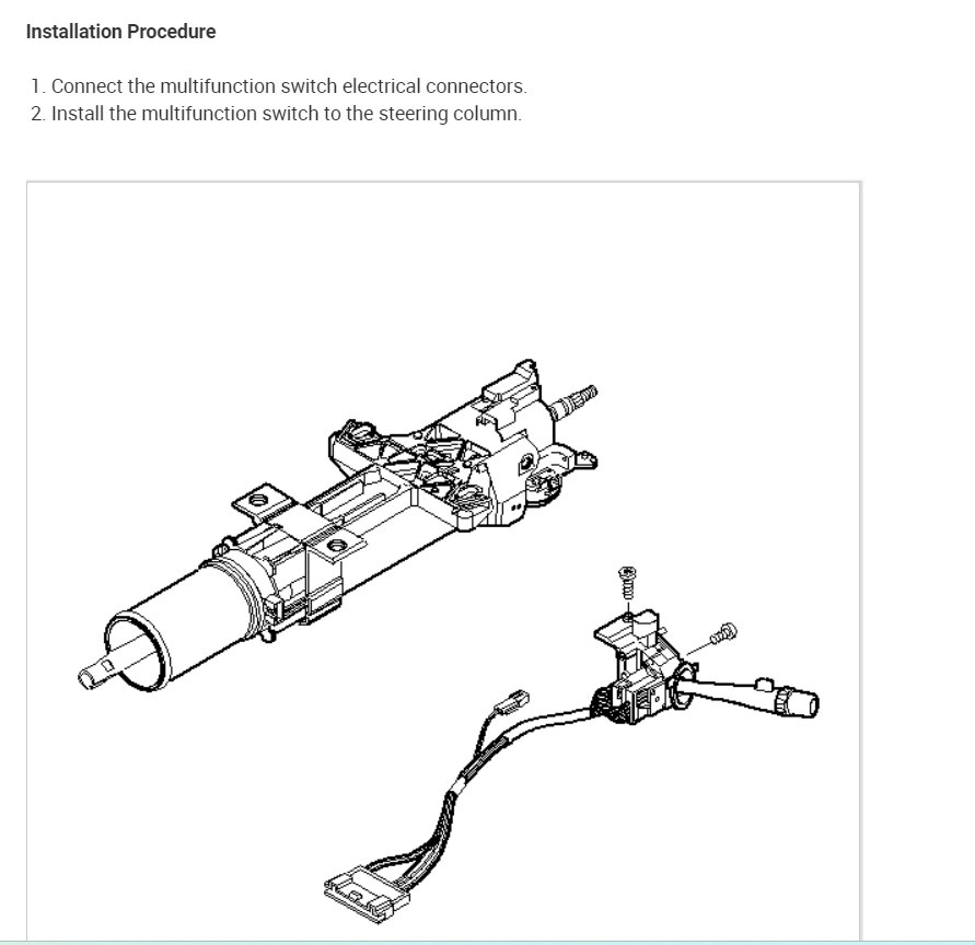 Auto Headlight Not Working After Replacing the Turn Signal Switch?