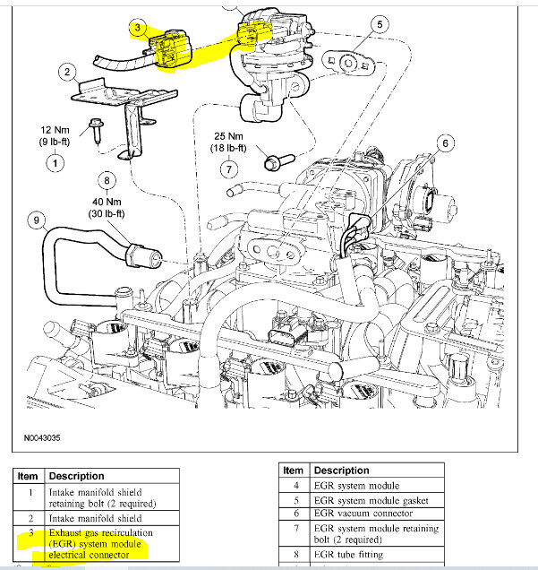 EGR Connector Wiring Pinout Needed? Need Connector Pinout for EGR...