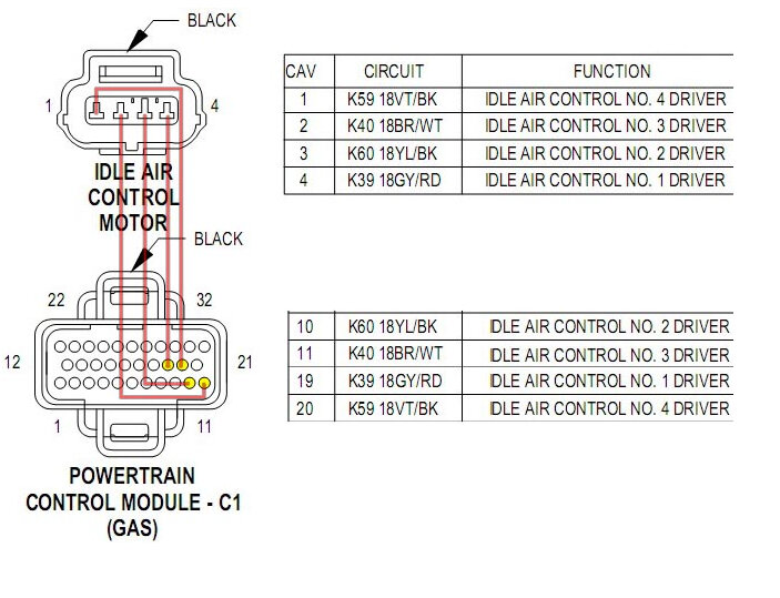 Idle Control Valve P0505, Wiring Diagram Needed?