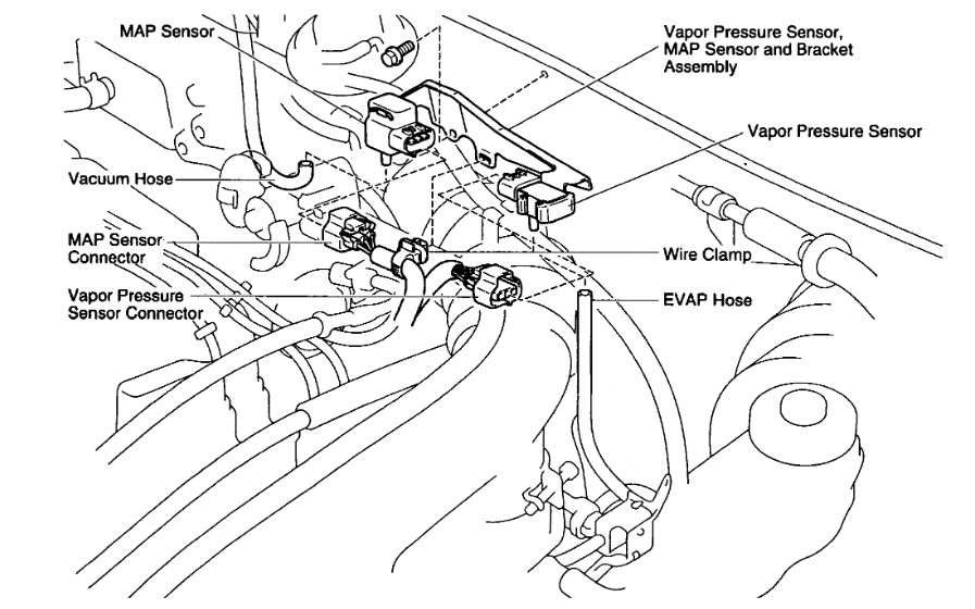 Code P0441, Where Is the Fuel Tank Pressure Sensor Located?