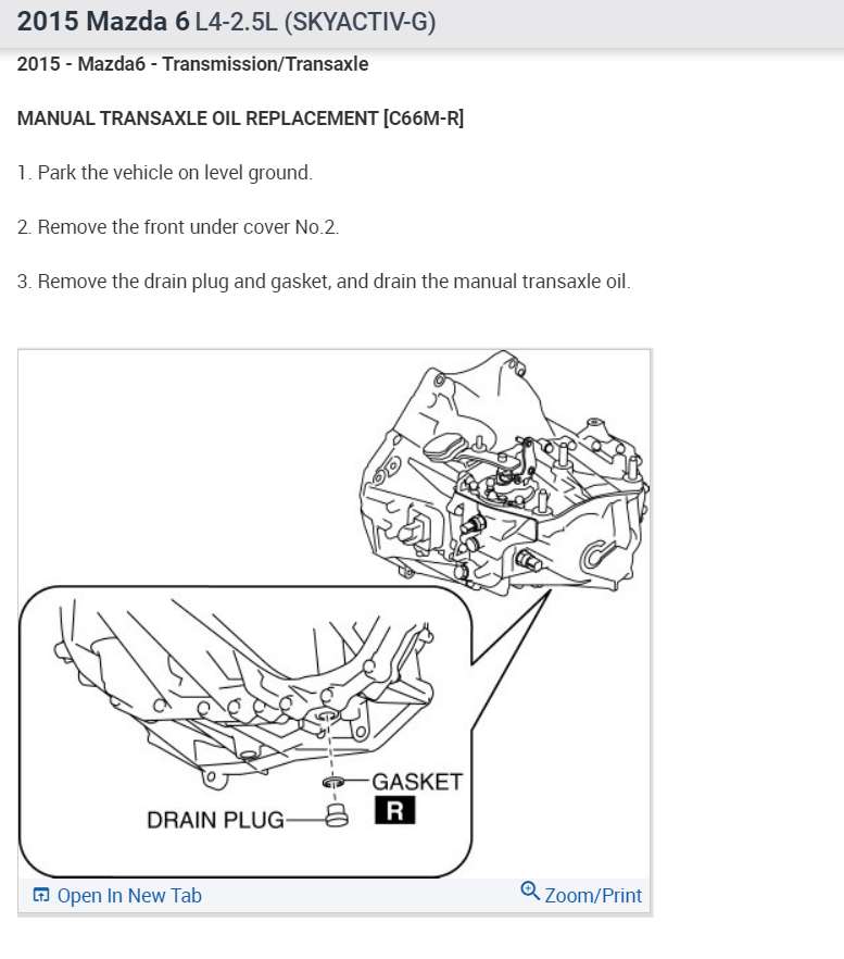 Changing Transmission Fluid, Where Is the Fill Plug and How Much