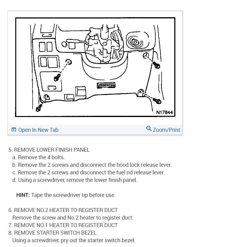 Hazard Lights Fell Into Console? the Hazard Light Fell Into the