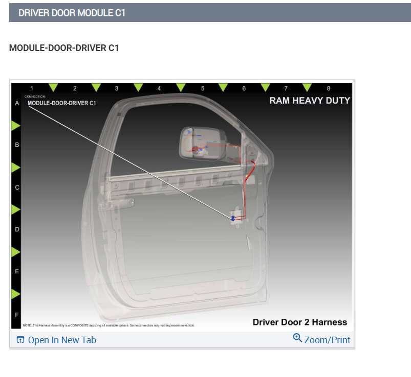 The Driver Power Window/door Lock/mirror Control Intermittently