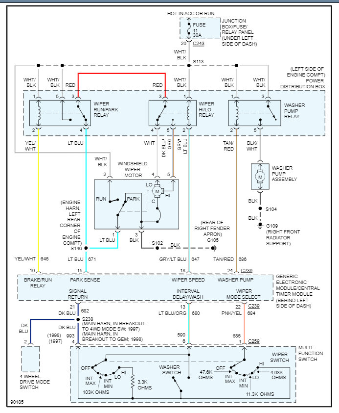 Wiper Relay Location and Replacement? Where Is the Wiper Relay