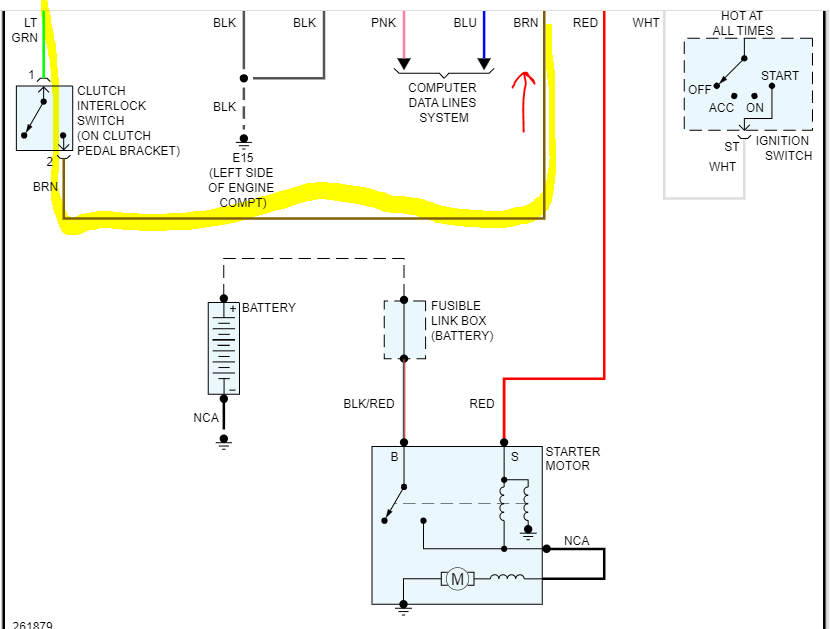 No Crank and No Power to Starter Relay?