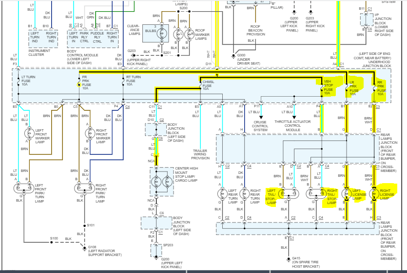 Taillights Not Working? I Have Brake Lights but No Running Lights...