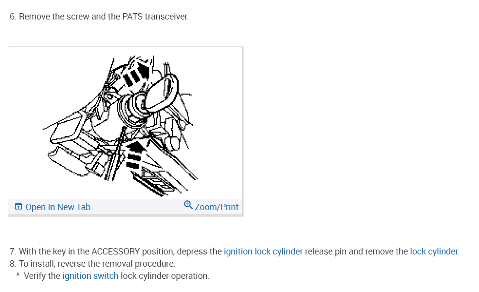 New Ignition Key Lock Cylinder Programming? the Ignition Key Lock...