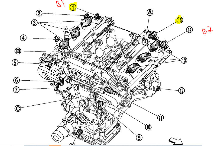 Code P0335, Where Is the Crankshaft Position Sensor a Located?