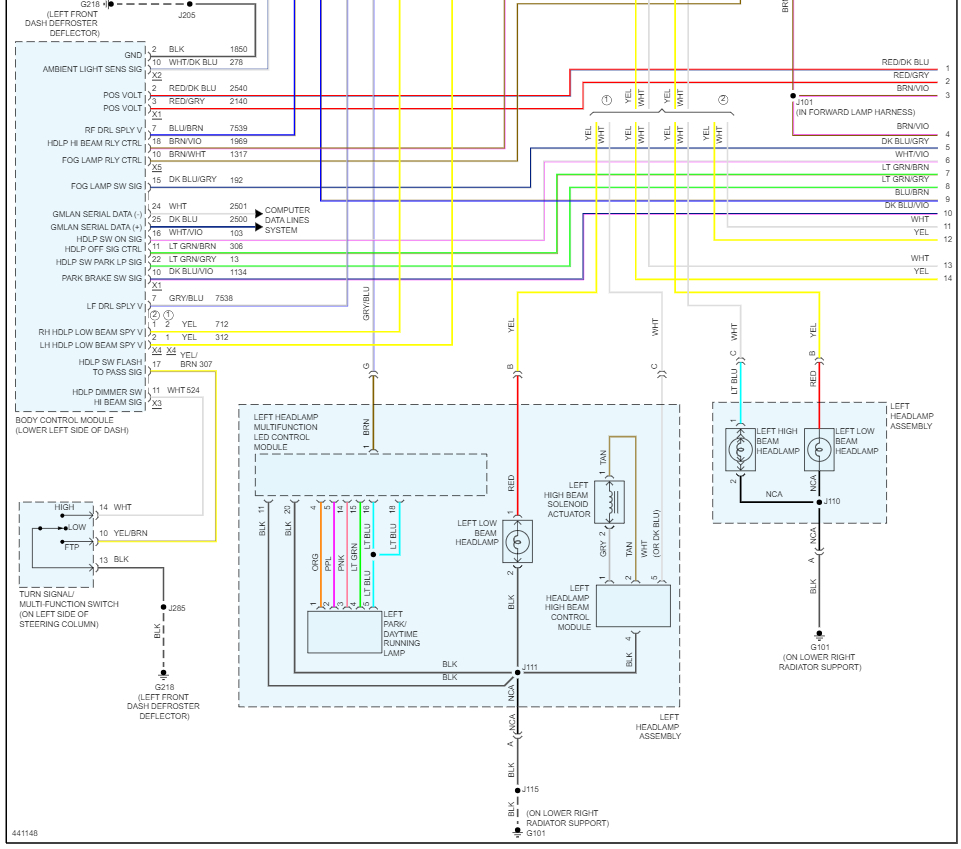 Passenger Side Low Beam Headlight Do Not Turn On, Low Voltage?