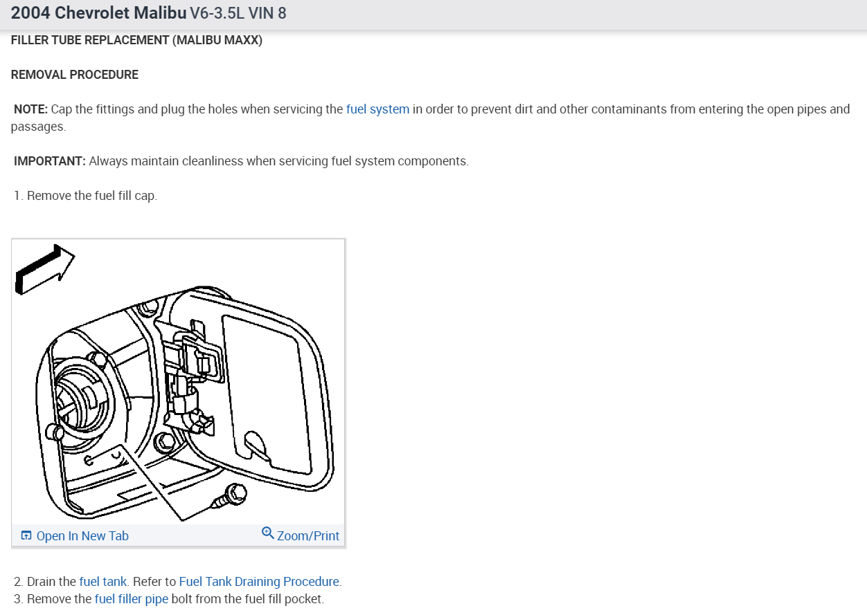 Cannot Fill Car with Gas? Had the Car a Year. the Car Runs Good.