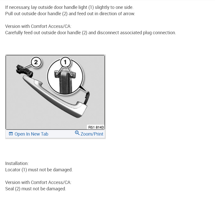 Door Handle Stuck in Outward Position? Pulled a Bit Too Hard on