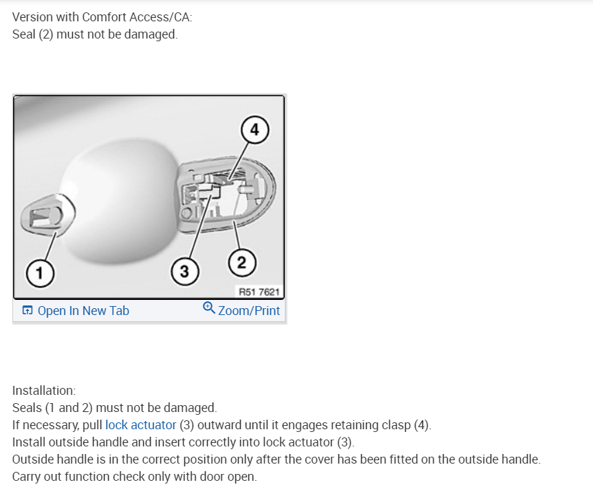Door Handle Stuck in Outward Position? Pulled a Bit Too Hard on