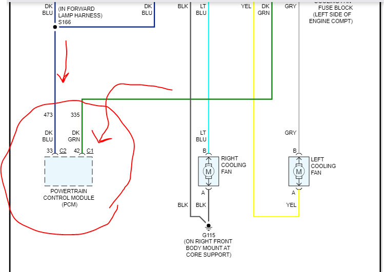 The Cooling Fans Only Turn on When the Temperature Sensor Is