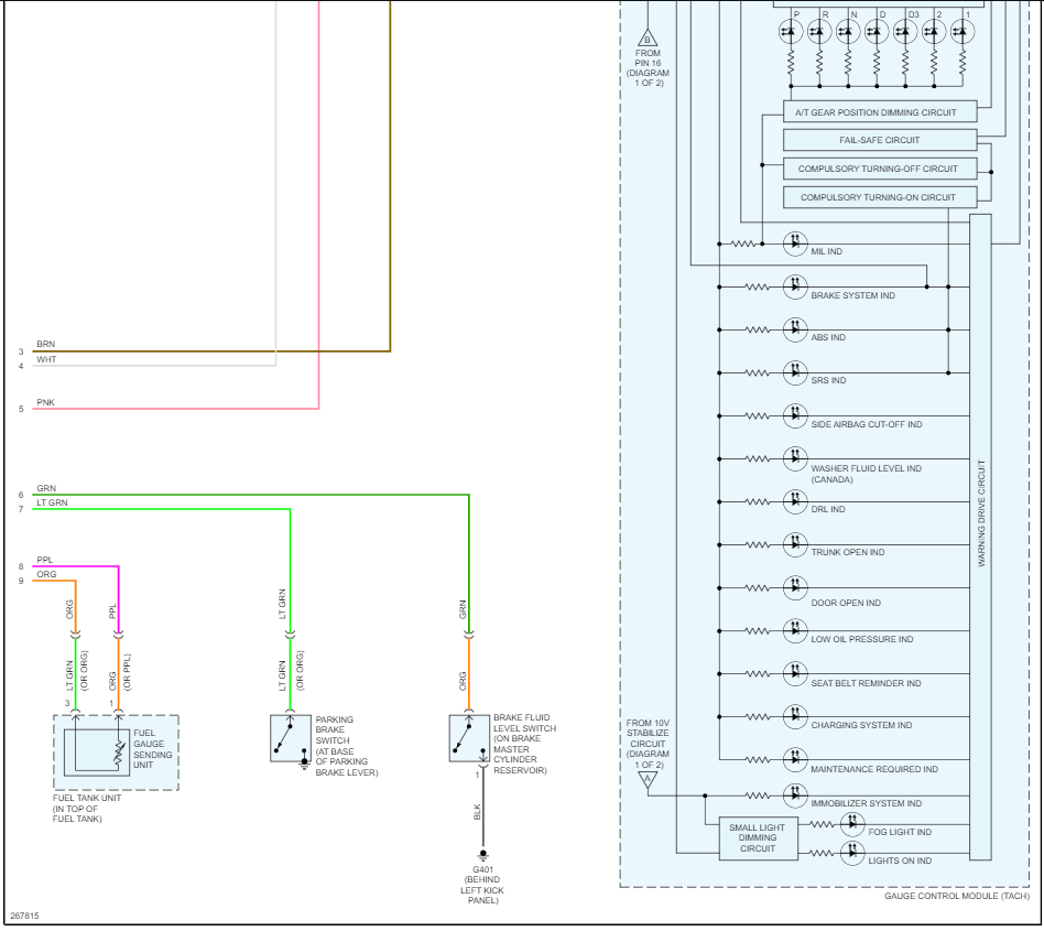 Top of the Instrument Cluster Does Not Work?