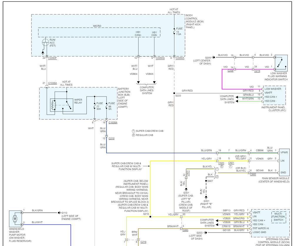 Wiper Motor Relay Switch? Wiper Replaced but Still Issues, Just
