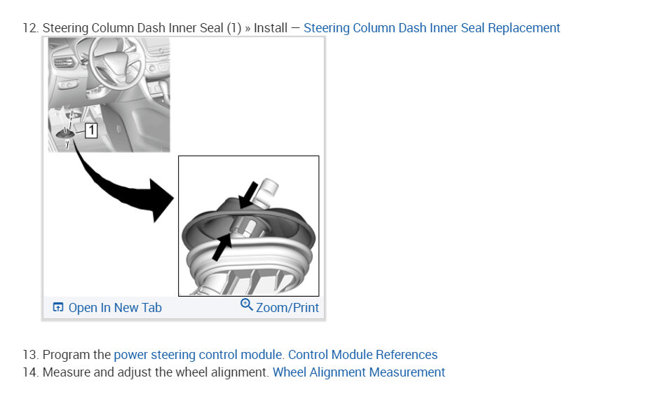 Code C0460 5a, Steering Position Sensor, Steering Position Sensor