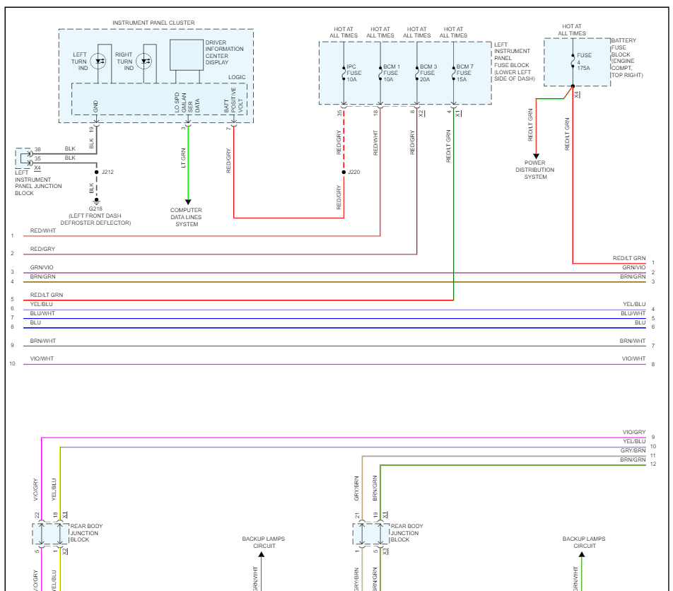 The Driver’s Side Brake Light and Turn Signal Lights Are Not