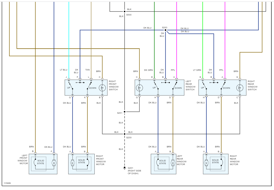 Power Windows Do Not Work, Can I Get the Wiring Diagram?