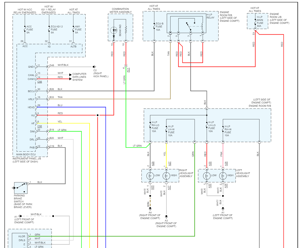 Both Headlight and Taillights Not Working on the Passenger Side?