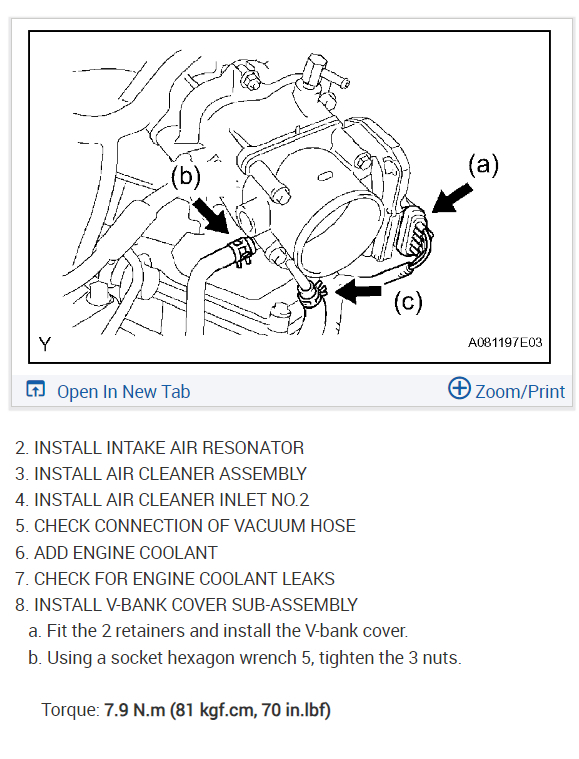 Engine Not Revving Past 2,200 RPMs Code on Its Memory Is P2135?