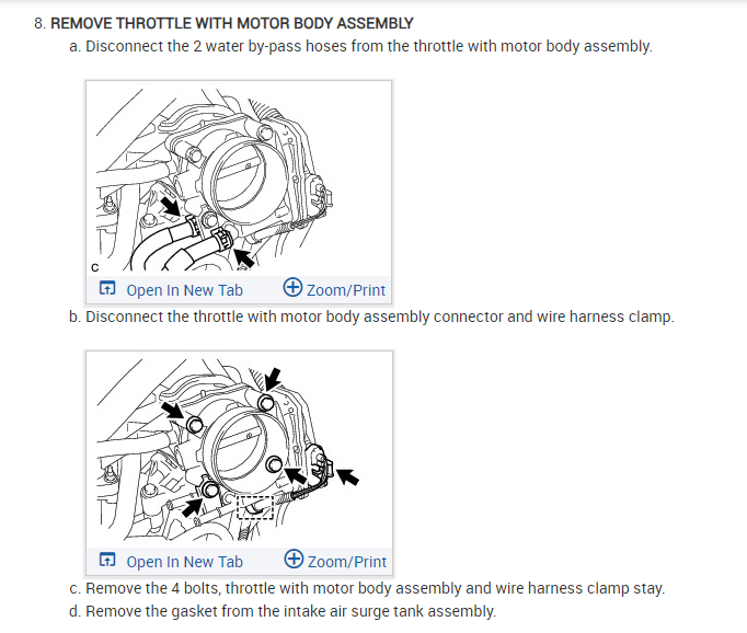 Intake Manifold Gasket and Throttle Body Torque Specs Needed?