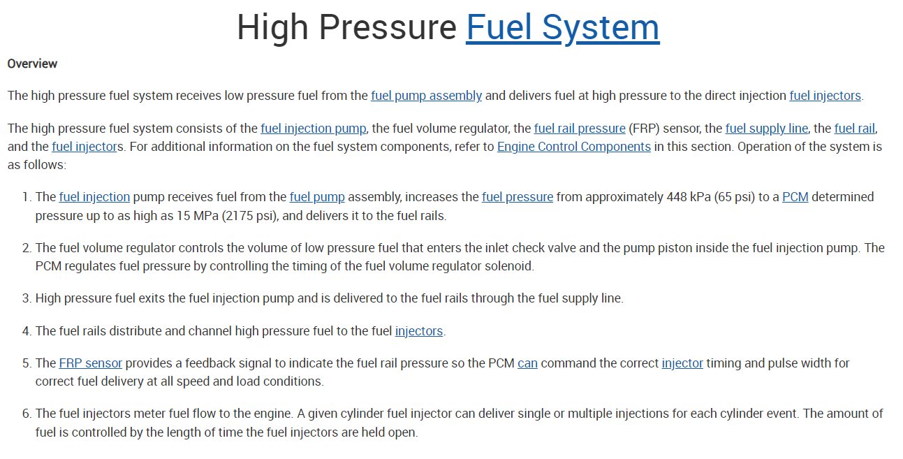 Low Pressure at Fuel Rail? Original Engine Codes Were P00c6,