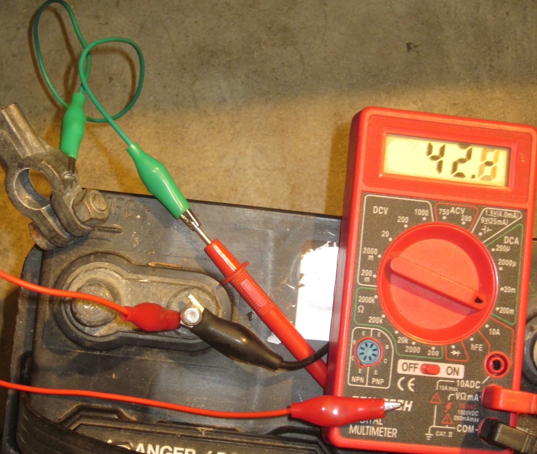 Battery Drain? Multimeter Shows No Drain When Test by