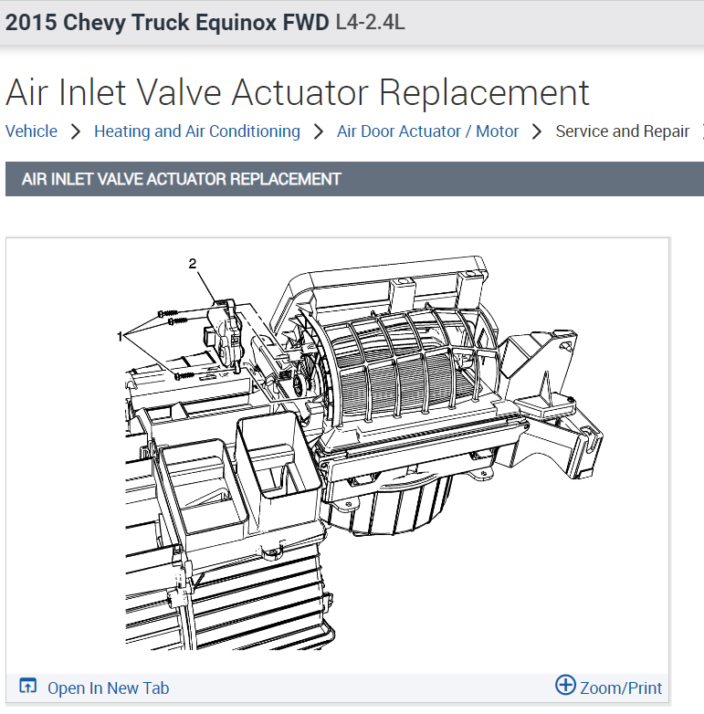 HVAC Blend Door Replacement Instructions/guides Needed?