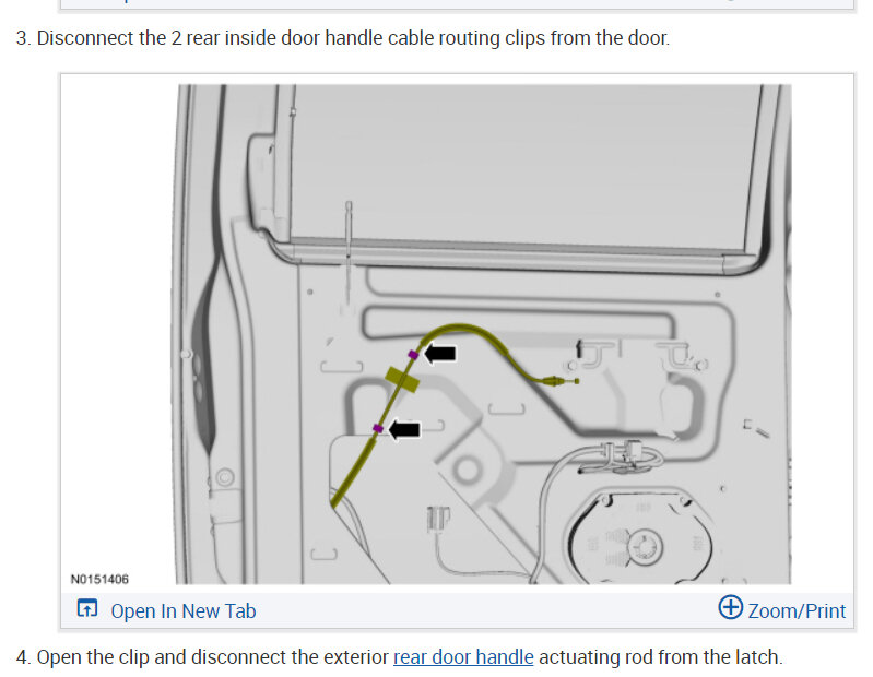 Left Rear Door Ajar Light and Interior Lights Are on Draining the