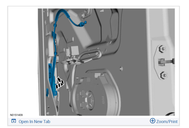 Left Rear Door Ajar Light and Interior Lights Are on Draining the