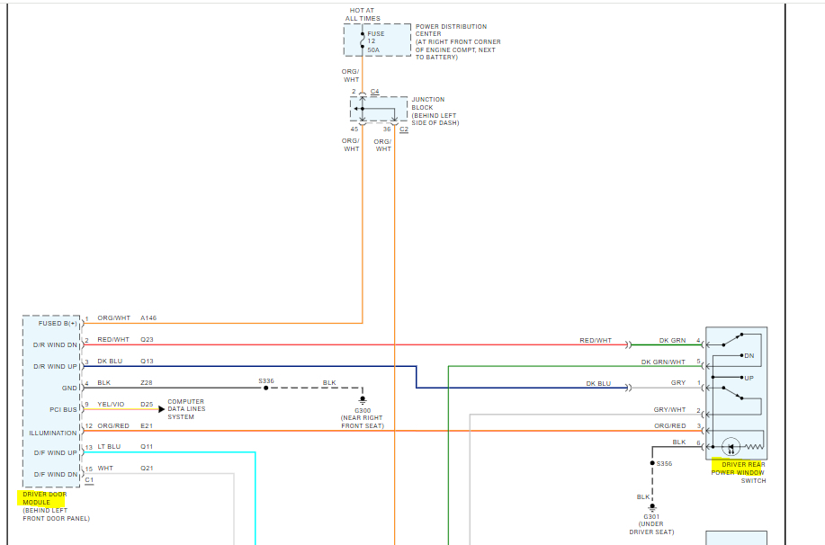 Rear Passenger Window Not Working Properly? Yesterday, My Rear