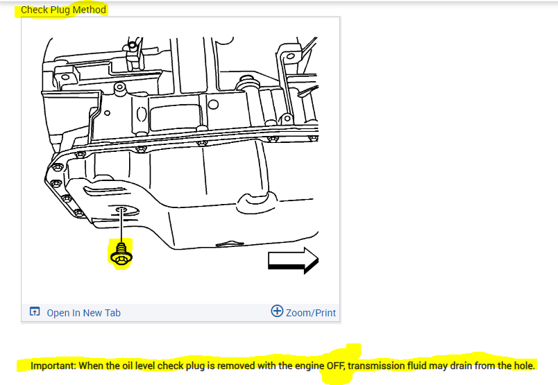 Where Is the Transmission Fill Plug Located?