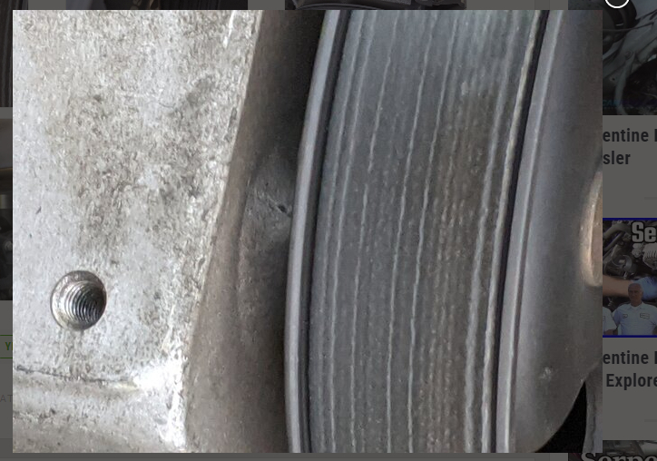 Serpentine Belt Chirping Noise? Hello Ken and Company, This Is