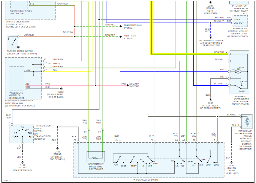2004 Acura MDX Windshield Wipers Don't Work Hi, My Windshield