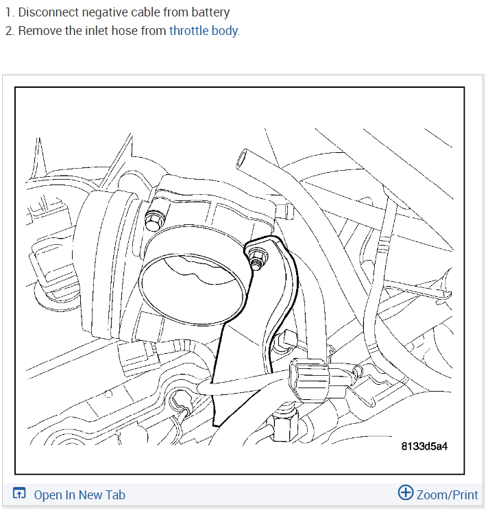 Check Engine Light/throttle Body Light? the Car First Started