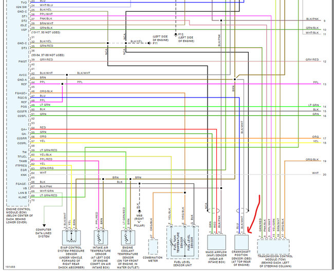 Crankshaft Position Sensor Wiring Diagram?: Need the Crankshaft ...