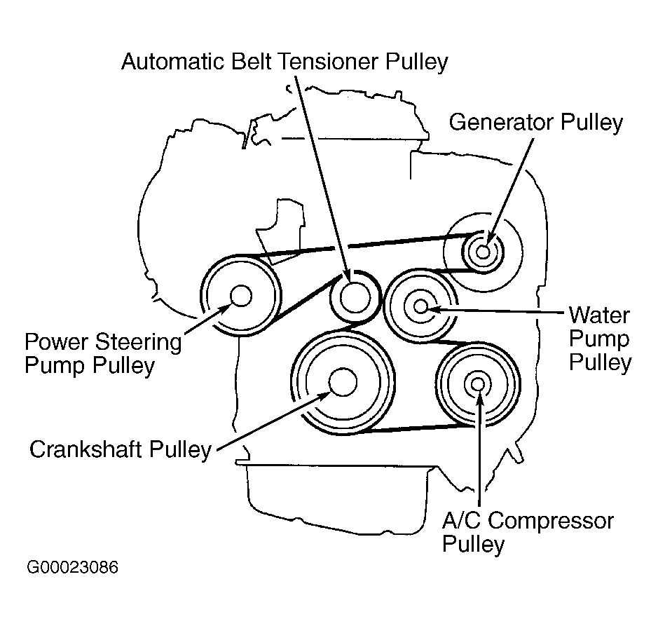 2005 toyota corolla belt diagram