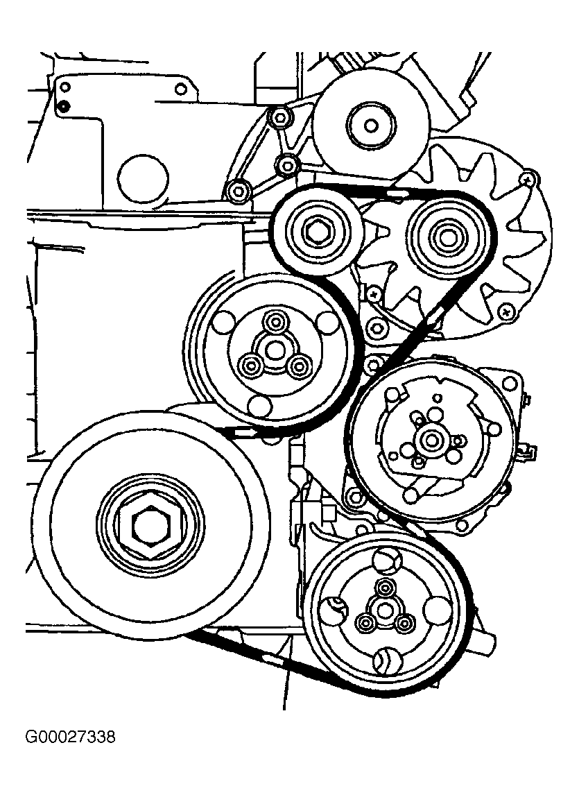 2003 Volkswagen Gti Serpentine Belt Routing And Timing