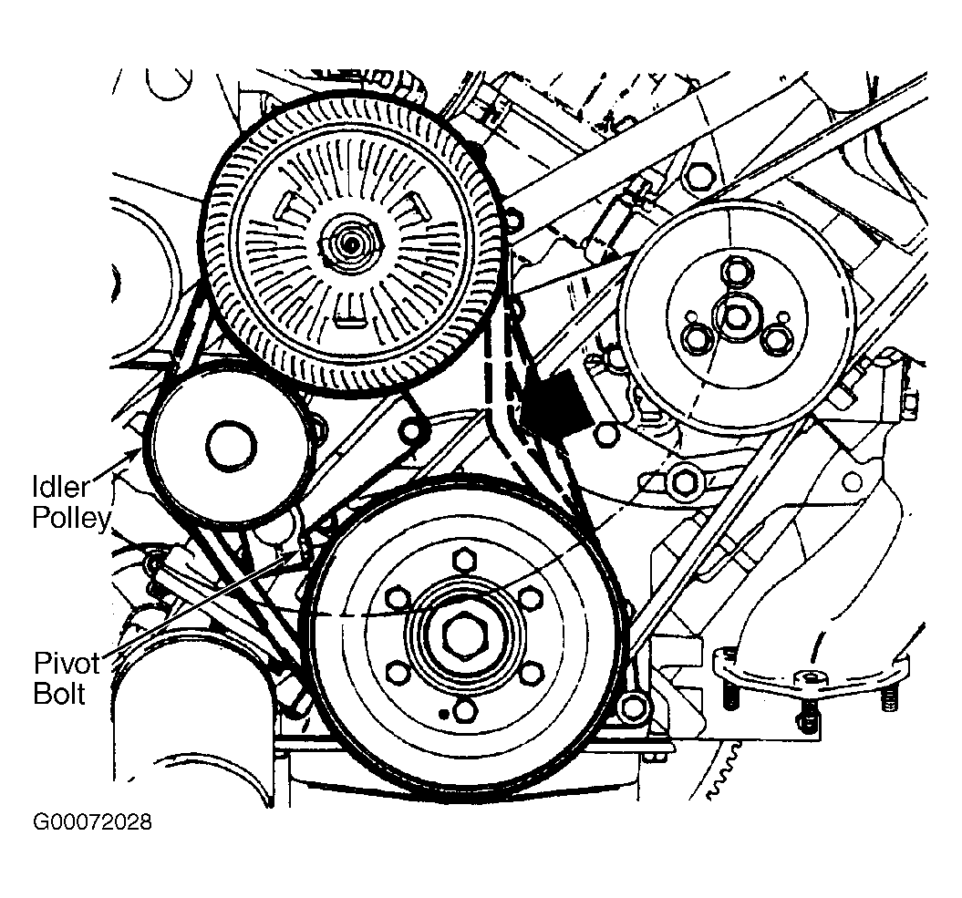 1988 Land Rover Range Rover Serpentine Belt Routing and Timing Belt