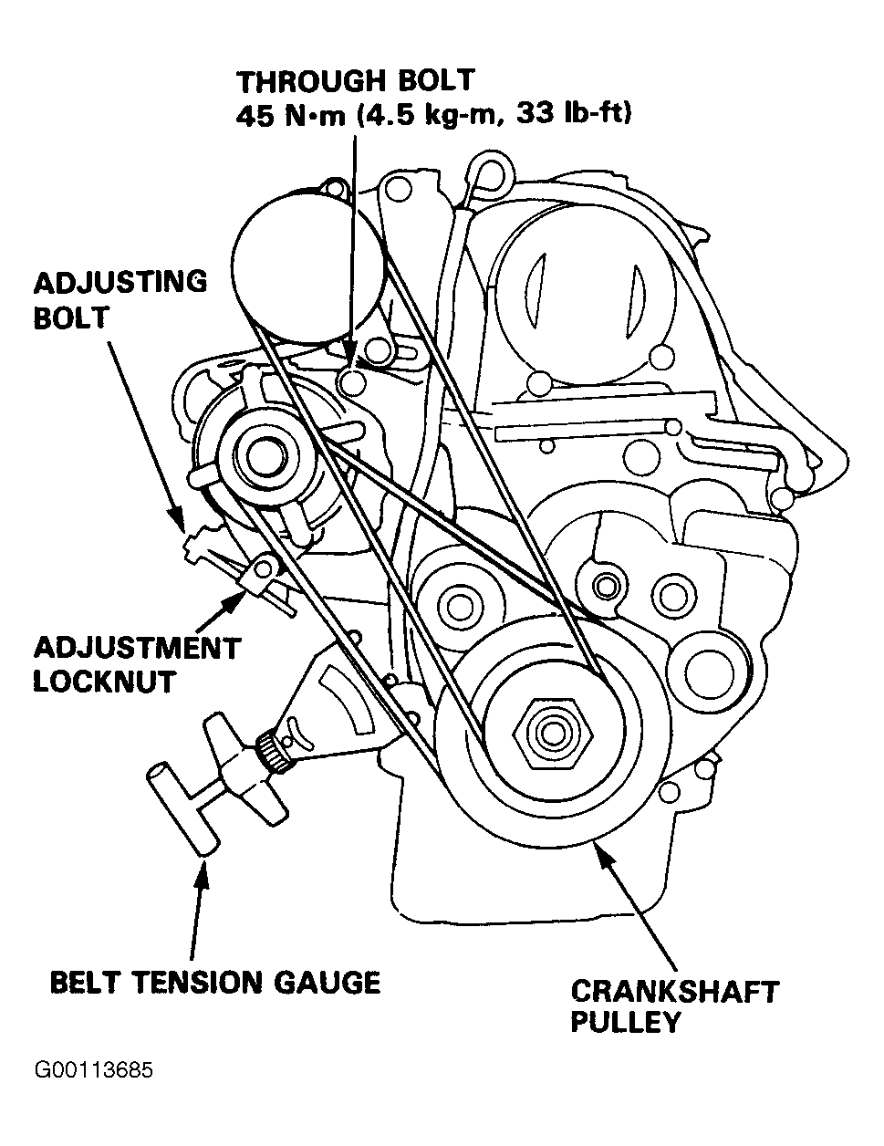 1992 Honda Civic Serpentine Belt Routing And Timing Belt