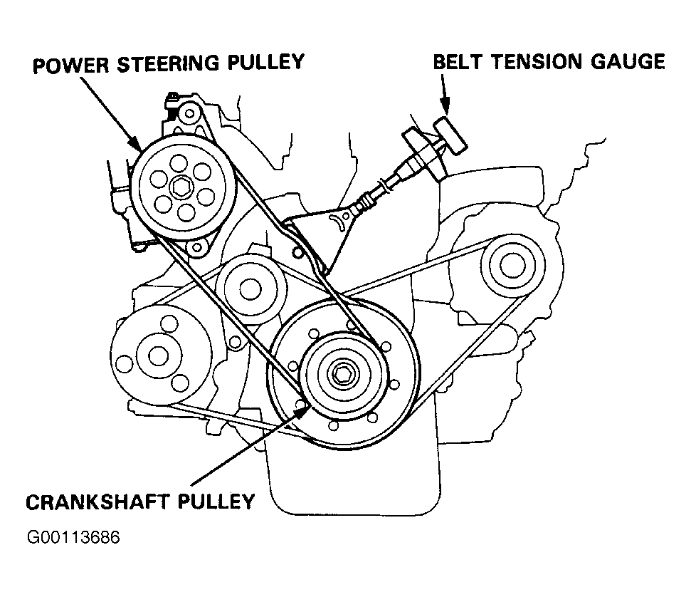 Serpintine Belt Diagram 1992 Honda Accord Engine | Wiring Library