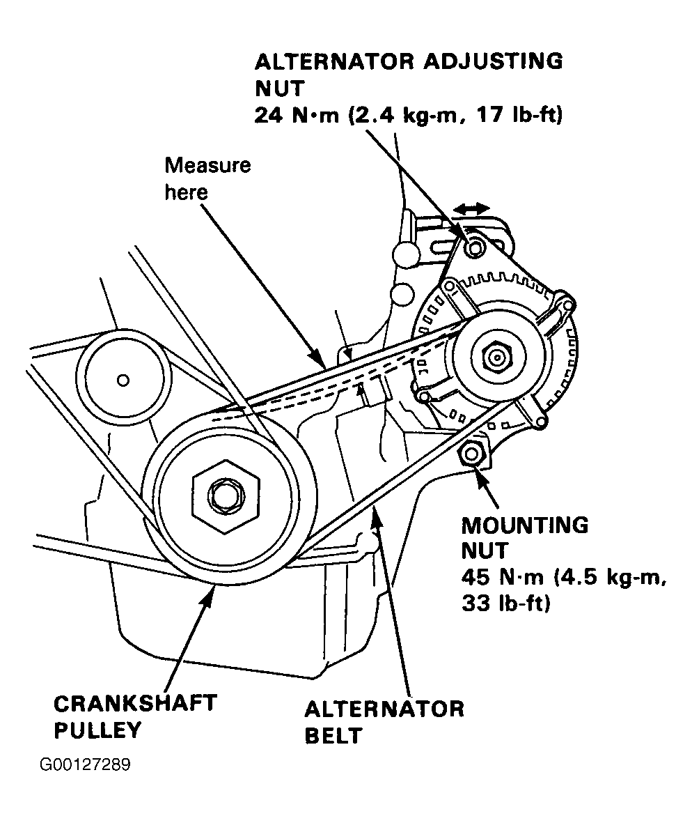 1992 Acura Integra Serpentine Belt Routing and Timing Belt Diagrams
