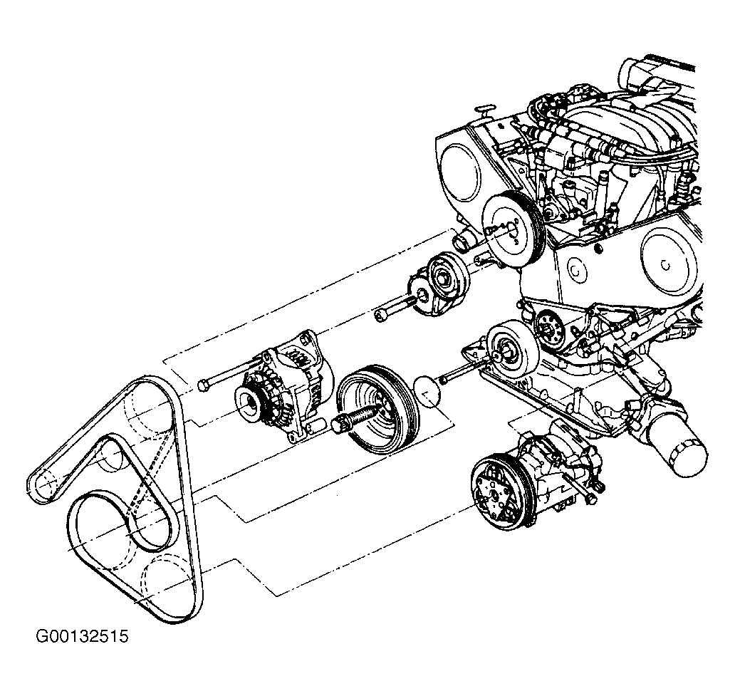 1995 Audi A6 Serpentine Belt Routing and Timing Belt Diagrams