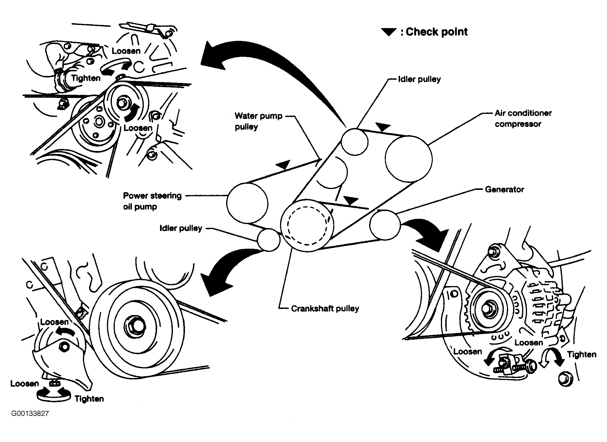 1999 Nissan Frontier Serpentine Belt Routing And Timing