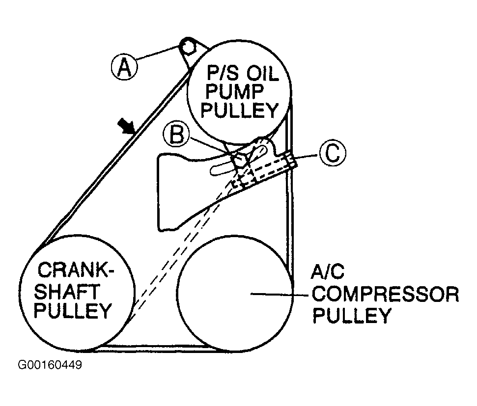 1998 Mazda 626 Serpentine Belt Routing and Timing Belt Diagrams