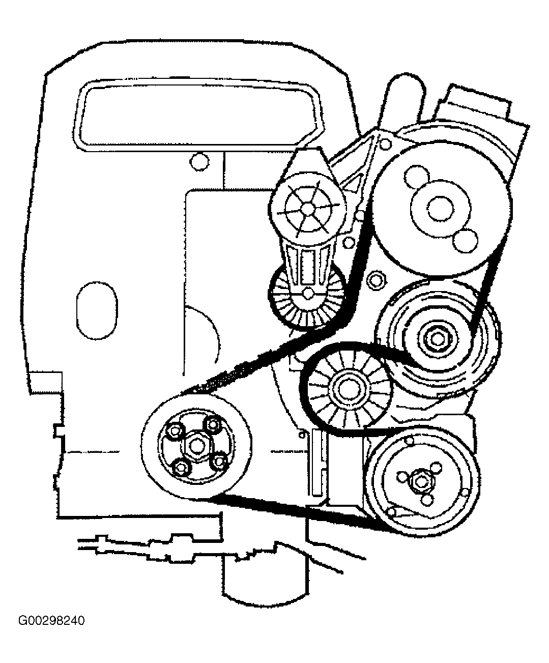 1997 Volvo 850 Serpentine Belt Routing And Timing Belt