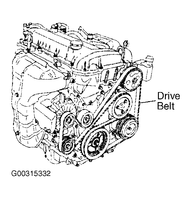 2003 Mazda 6 Serpentine Belt Routing and Timing Belt Diagram
