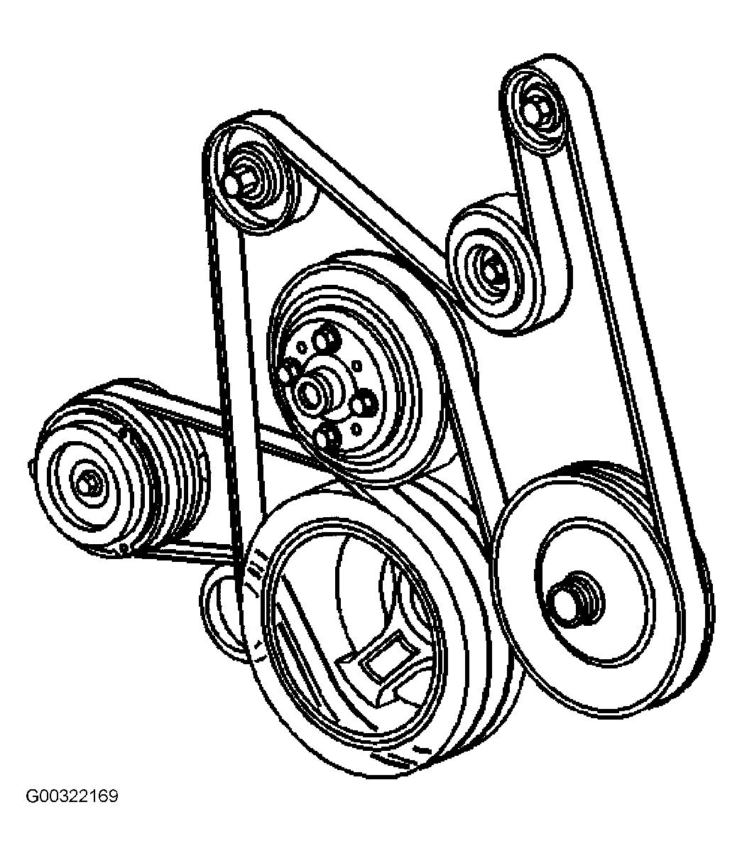2007 chevy malibu serpentine belt diagram