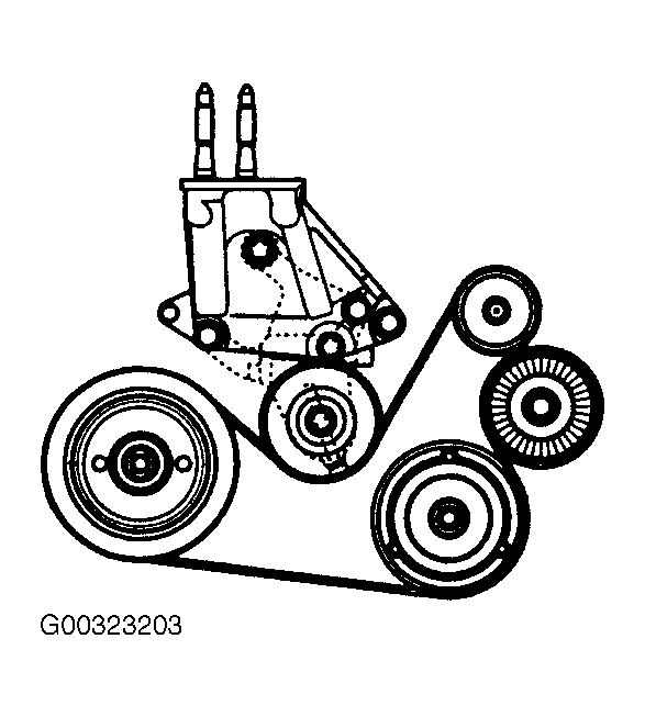 2006 kia sedona serpentine belt diagram