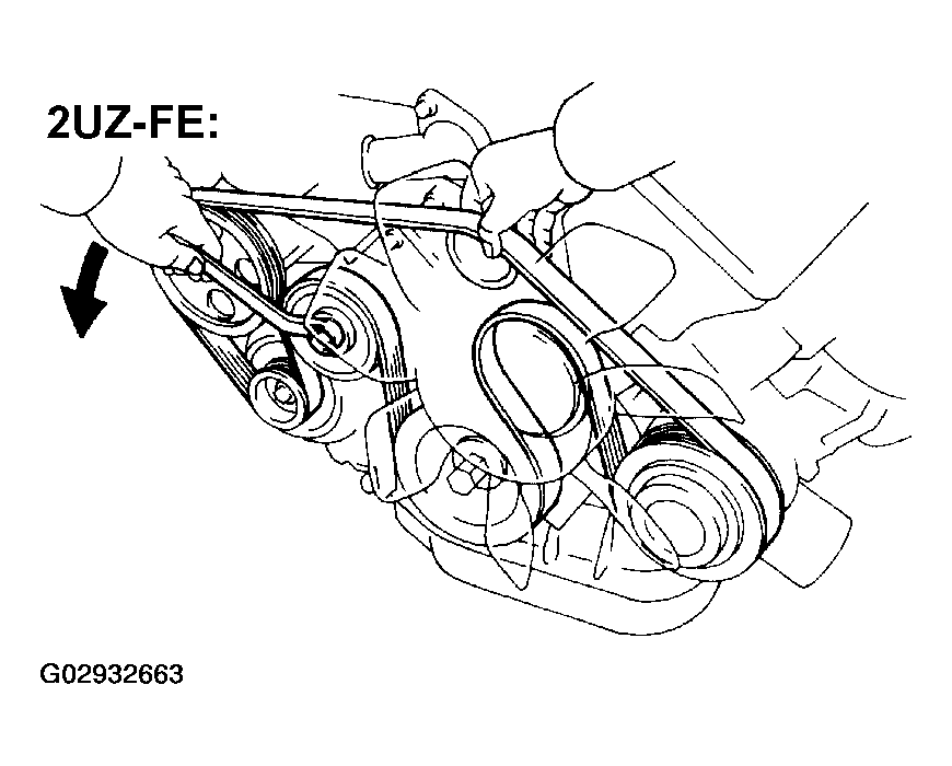 2004 Toyota Tundra Serpentine Belt Routing And Timing Belt Diagrams